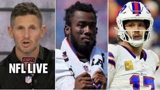 NFL LIVE | Dan O. calls James Cook the "X-Factor" to help Josh Allen beat Mahomes and the Chiefs