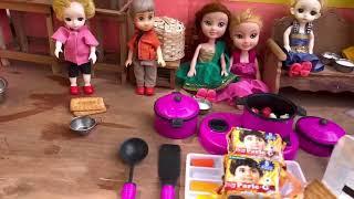 unboxing kitchen set with bunty and friends #bunty #classicminifood #kitchengadgets