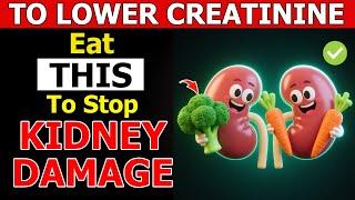 You Cannot Lower CREATININE If You Don't Eat These 8 High Fiber Foods! Senior Health Tips