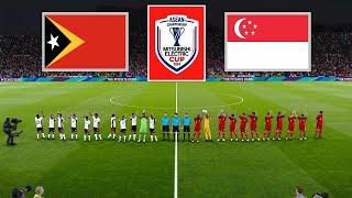 Timor-Leste vs Singapore | ASEAN MITSUBISHI ELECTRIC CUP 2024