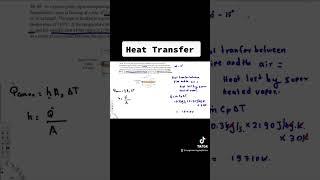 Heat Transfer - Determine the heat transfer coefficient - Thermofluids