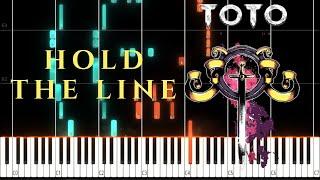 Hold The Line | Toto PIANO TUTORIAL (Sheet in the description)#holdtheline #toto