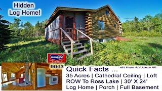 Log Homes For Sale In Maine Video | Maine Real Estate MOOERS REALTY 9043