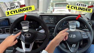 *Not Tata Fan Boys* New Exter CNG Vs Punch - Vibration & Engine Noise Test