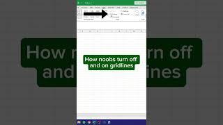 Griddy on those gridlines in Excel ‼️
