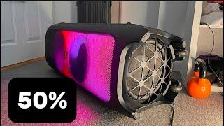 JBL PartyBox 1000 ,50% Volume Bass Test