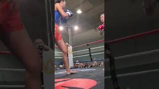 Two extremely talented female Muay Thai fighters just letting it flow.