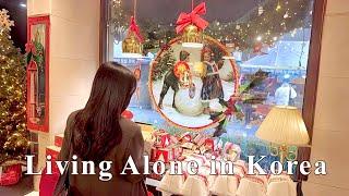 Living Alone in Korea | After a Christmas Home Party Back to a Calm & Simple Daily Routine Vlog