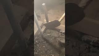 Concrete Fill for Porch Side!