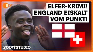 England – Schweiz Highlights | Viertelfinale, UEFA EURO 2024 | sportstudio