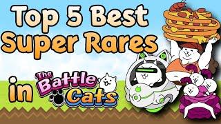 TOP 5 BEST Super Rare Cats in The Battle Cats