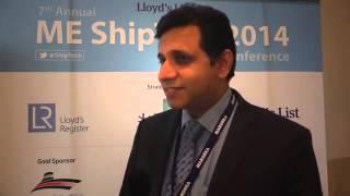 Captain Farhad Patel from Sharaf Shipping Agency on ME ShipTech Conference 2014