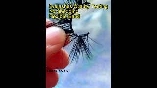 Eyelash Quality Test! How Flexible False Lashes Can Be