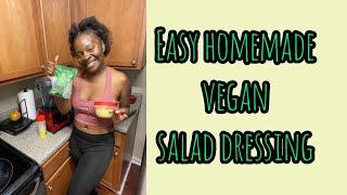 Easy Homemade vegan oil free salad dressing/Sauce