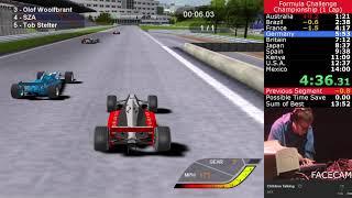 Formula Challenge - Championship (1 Lap) Speedrun | Old WR 13:55.96 RTA