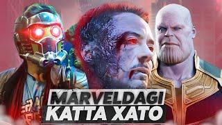 MARVELDAGI ENG KATTA XATO | TEMIR ODAMNIG OLIMI | YER YOQ BOLMASLIGI | YULDUZLAR LORDI AYBI.