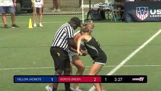 Yellow Jackets vs. Hero’s Green | 15U | 2024 USA Lacrosse Youth Nationals | Full Game