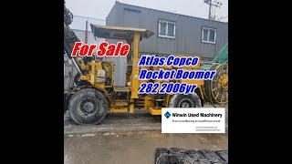 [ Winwin Used Machinery ] Used Jumbo Drill Atlas Copco Rocket Boomer 282 2006yr For sale