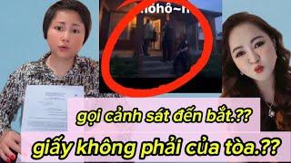 Phương anh gọi cảnh sát đến nhà lấy lời khai của người đưa giấy tòa giúp Nguyễn phương hằng?