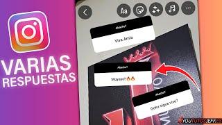 Compartir Varias RESPUESTAS en Una Historia de Instagram 2024⭕