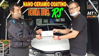 Nano Ceramic Coating Brio RS. Dijamin kinclong & Pelanggan Puasss..0812-1614-5583