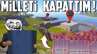 MİLLETİ SUR İLE KAPATTIM ! TROLL TOXIC PLAYER |  Rust Türkçe