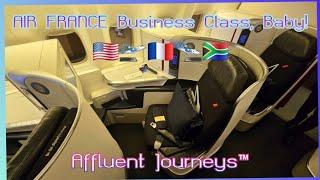 Air France Business Class, Baby!