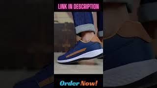 link in description Men's Trendy Stripped Lace Up Sneakers, Casual Outdoor Walking Shoes  #online