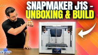 SNAPMAKER J1s - UNBOXING & BUILD - TEST PRINTS