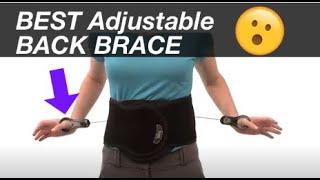 Best Adjustable Back Brace instant back pain relief: How to Adjust LSO Sleeq Review