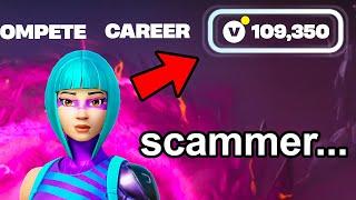 Stealing a Scammers Fortnite Account!