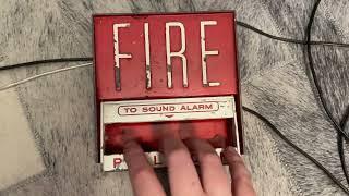 Vintage Fire-Lite BG6 Pull Station Test