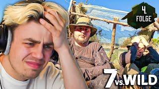 Der komplette BRUCH bei 7vsWild... I Folge 4 I Papaplatte Reaction