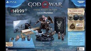 GOD OF WAR STONE MASON EDITION + СРАВНЕНИЕ ПРЕДЫДУЩИХ КОЛЛЕКЦИОННЫХ ИЗДАНИЙ БОГА ВОЙНЫ!