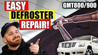 Repairing Broken Window Defroster Tabs with Solder!