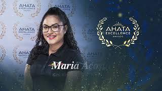 AHATA Excellence Awards 2022 Interview - Maria Acosta