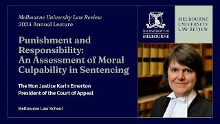 Melbourne University Law Review 2024 Annual Lecture