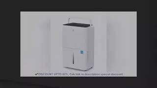 Home Dehumidifier with Handle, 50 Pint Large Dehumidifiers for Bathroom Bedroom Basement up to 4,500