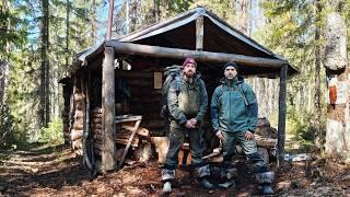 ОХОТА НА ВАЛЬДШНЕПА с ВОВАНОМ и СУП из НЕГО. ДВЕ НОЧИ В ЗАБЫТОЙ ИЗБЕ