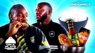  JAMAICAN OR BRITISH FOOD?  WEST HAM'S MICHAIL ANTONIO & HARRY PINERO 'ON A PLATE' ️