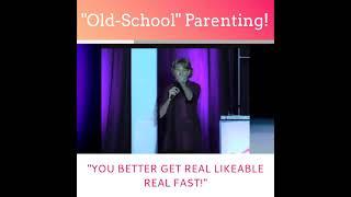 Funny Keynote Speaker Kay Frances talks about being raised by "Old-School" Parents