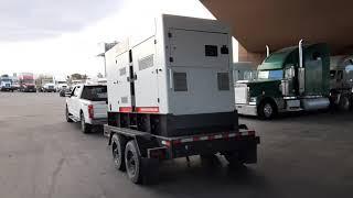 Hotshot without trailers. Hauling a 19k lbs generator from San Francisco, California to Las Vegas,