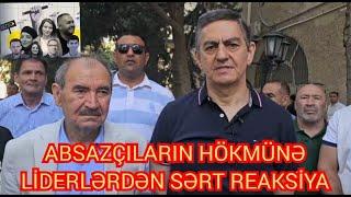 Tarixə qara ləkə kimi düşəcək hökm... Əli Kərimli və Cəmil Həsənlinin hökmə  ilkin münasibəti