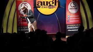 Comic PIERRE smashing Chocolate Sundays and a Heckler in Hollywood Ca