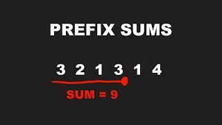 Prefix Sums - Problems, Code in C++ & Python