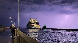 French Luxury Cruising Amongst Nature’s Fireworks (Severe Thunderstorms)