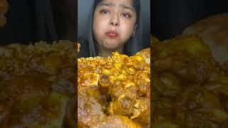 ASMR EATING MUTTON FAT CURRY #asmr #asmreating #short #mukbang