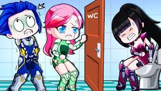 Lisa vs Anna & Alex - TOILET BATTLE! | Gacha Life Animation | Gacha Rainbow Z Multiverse