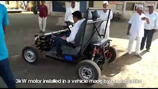 Electric Car | 3kW Motor for car | Electric Golf Kart #electriccar #electricgolfkart इलेक्ट्रिक कार