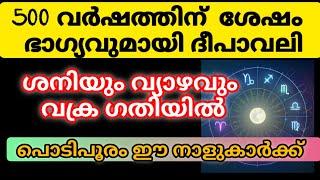 ശനിയും വ്യാഴവും ഒന്നിക്കുന്നു ഭാഗ്യം തെളിയുന്ന നക്ഷത്രക്കാർ #astrology #malayalam